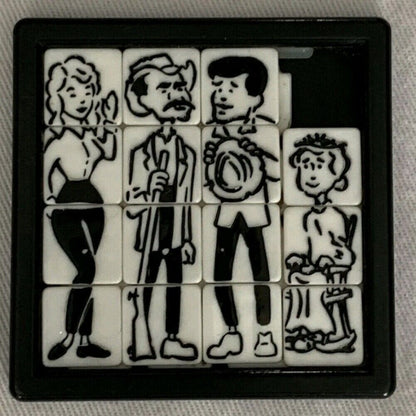 Vintage 1960'S Roalex Co The Beverly Hillbillies Slide Puzzle On Display Fading