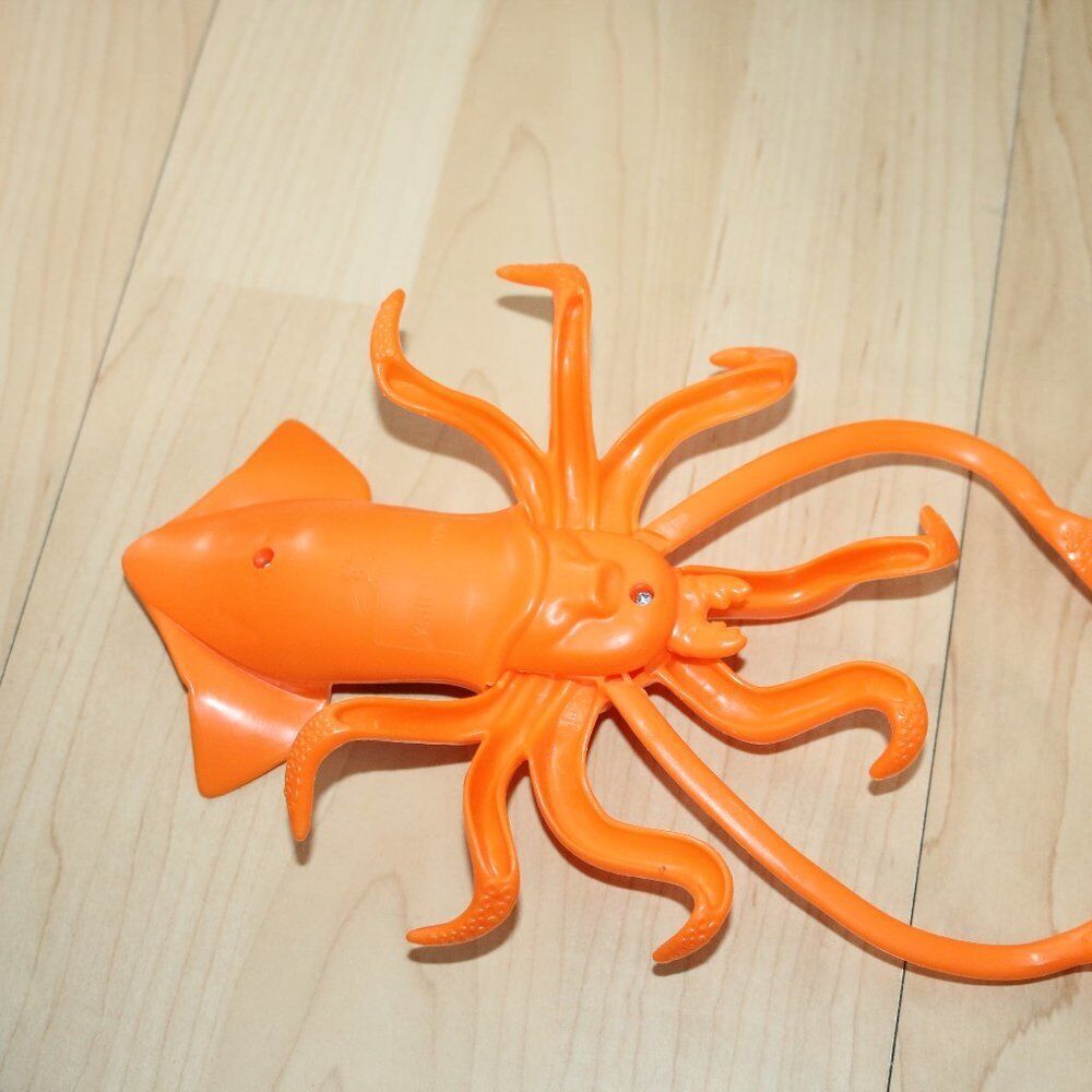 Orange Rare Giant Squid Chap Mei Action Figure Monster Doll Bootleg Toy