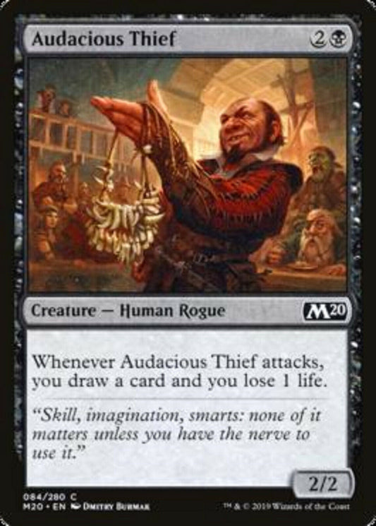 MTG MTG 4x Audacious Thief Core Set 2020 cards Magic The Gathering