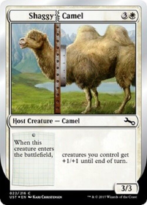 MTG 4x Shaggy Camel Unstable Cards Magic the Gathering MTG