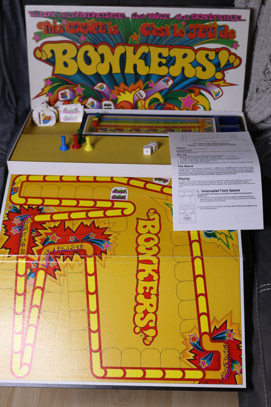 Vintage 1978 This Game Is Bonkers, Parker Brothers Board Game **100% Complete**