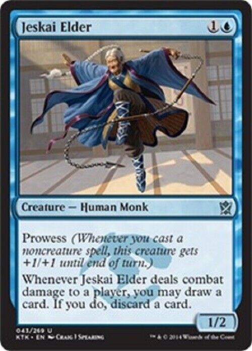 MTG MTG 1x Jeskai Elder Khans of Tarkir Card Magic The Gathering pauper