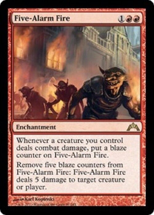 MTG MTG 1x Five-Alarm Fire GTC Gatecrash Magic The Gathering card