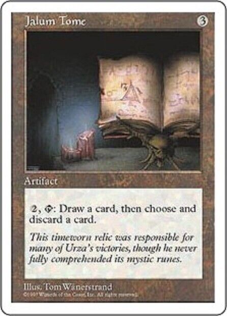 MTG 1x  Jalum Tome Fifth Edition  MTG Magic the Gathering