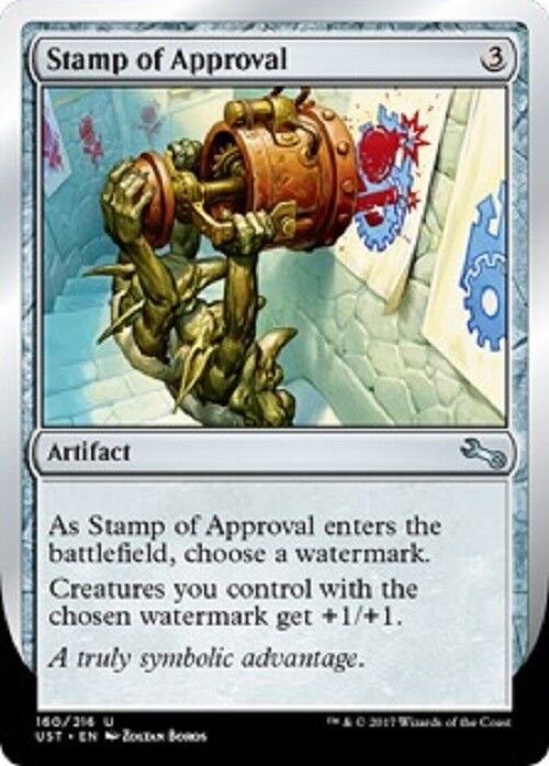 MTG MTG 1X Stamp of Approval NM Unstable cards Magic The Gathering