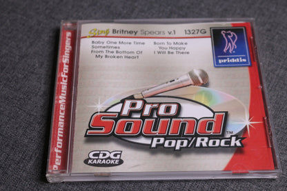 Pro Sound Pop/Rock Cdg Karaoke V.1 Britney Spears 1327G Priddis Performancemusic