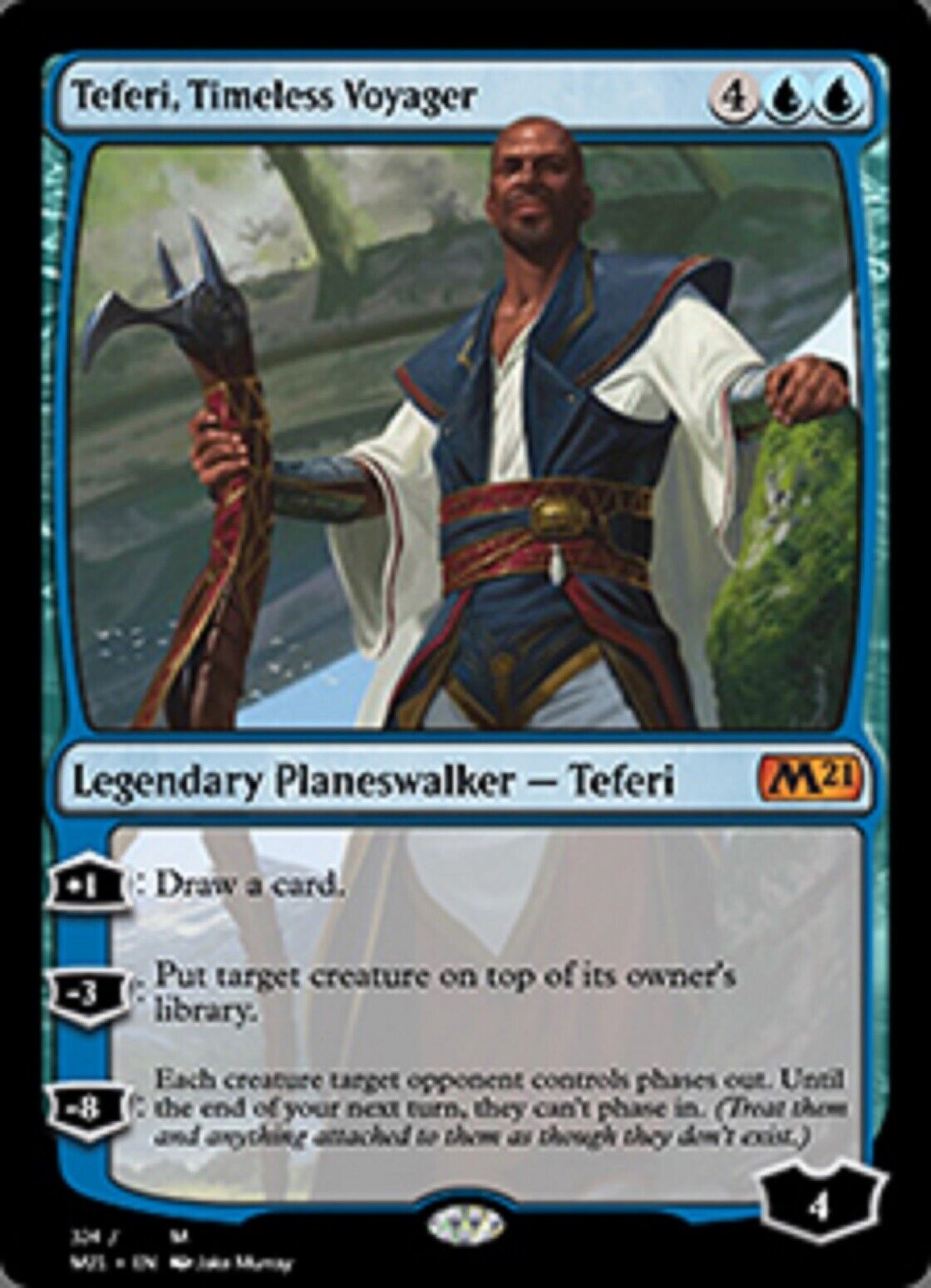 MTG Teferi, Timeless Voyager (planeswalker deck) Core Set 2021 Foil MTG Magic card