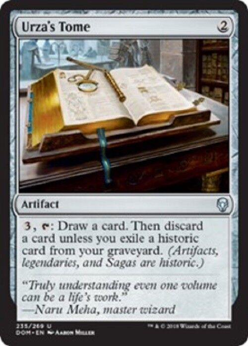 MTG 2x Urza's Tome Dominaria Unplayed card NM MTG Magic Pauper