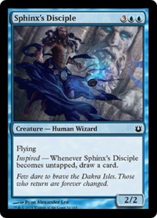 MTG 4x MTG Sphinx's Disciple Born of the Gods Magic the GAthering Cards creature