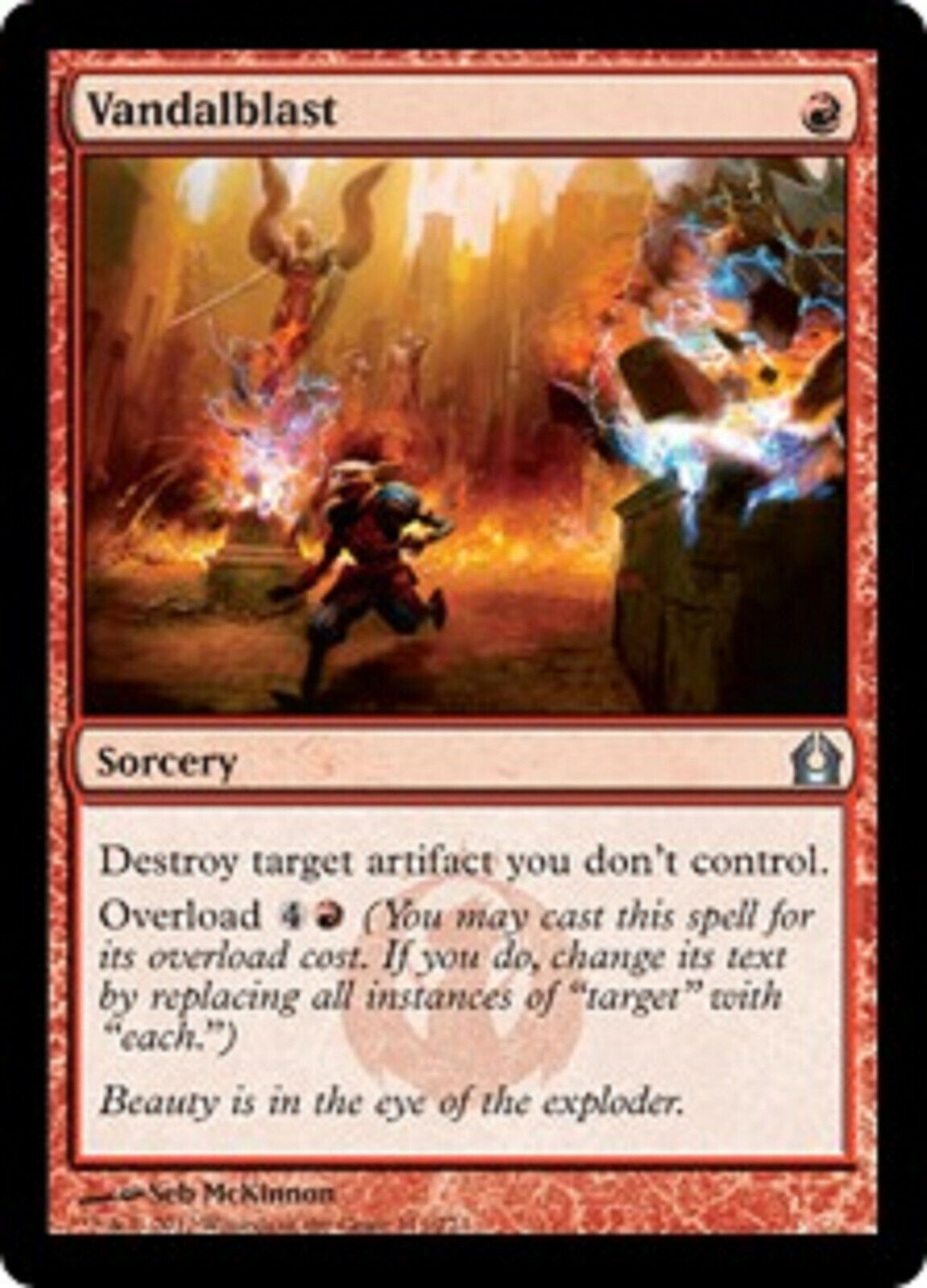 MTG MTG 1x  Vandalblast Return to Ravnica uncommun Card Magic The Gathering