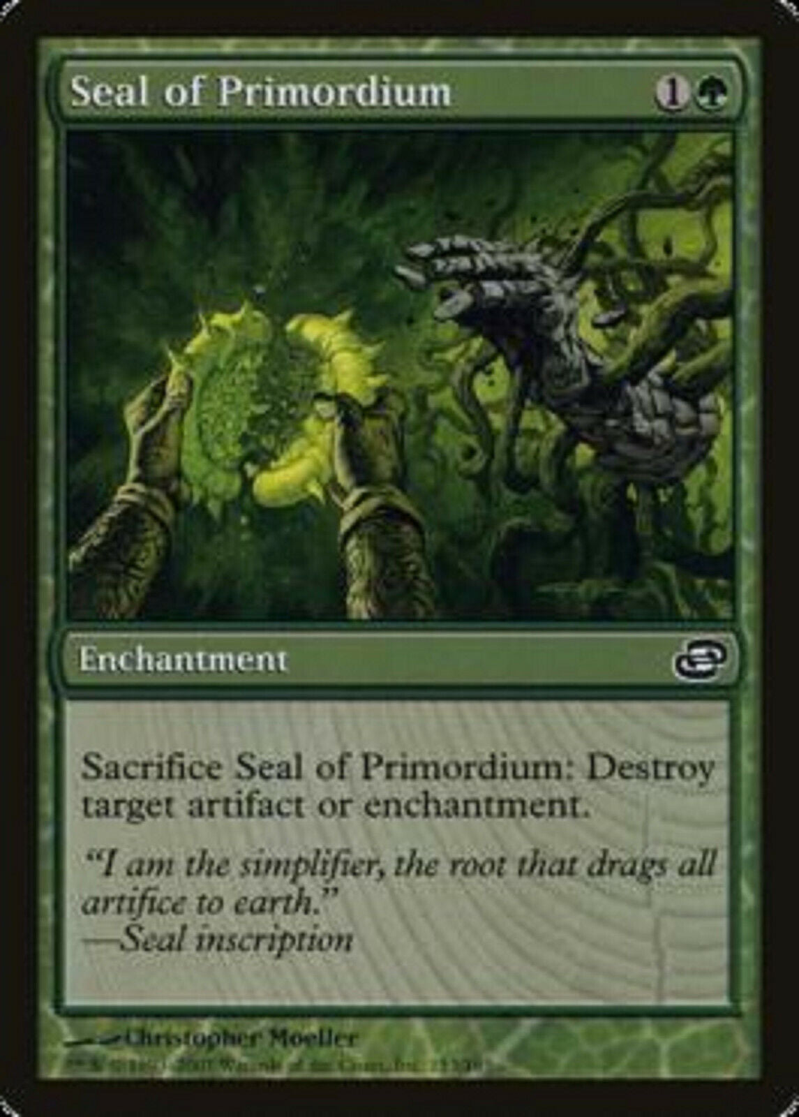 MTG MTG 1x  Seal of Primordium Planar Chaos card Magic the Gathering