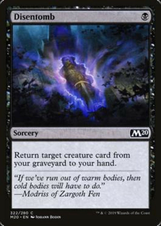 MTG MTG 1x Disentomb Core Set 2020 card Magic The Gathering