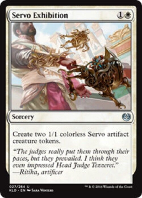 MTG 1x Servo Exhibition Kaladesh NM Card MTG  Commander Pauper