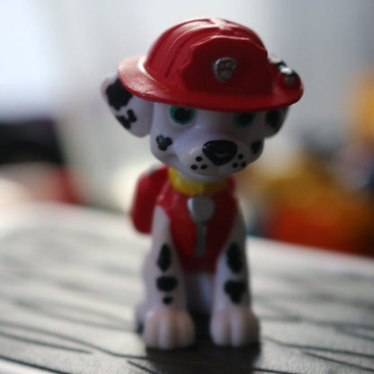 Paw Patrol Figure Toy Mini Small Toy Marshall Dog Sitting