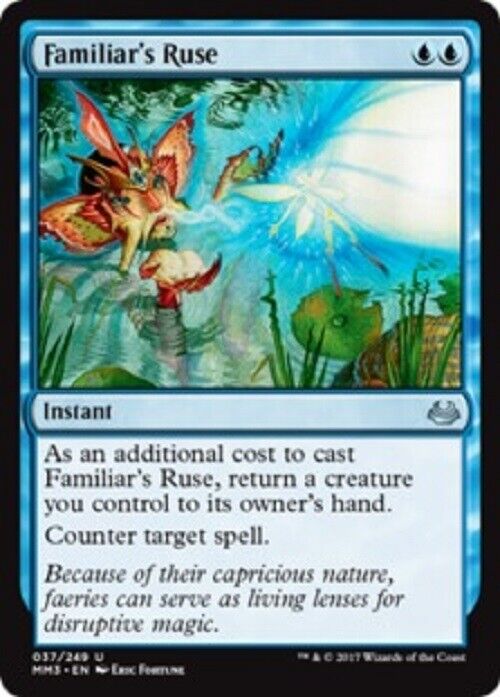 MTG MTG 1x Familiar's Ruse MM3 Modern Masters 2017 Edition Card Magic The Gathering