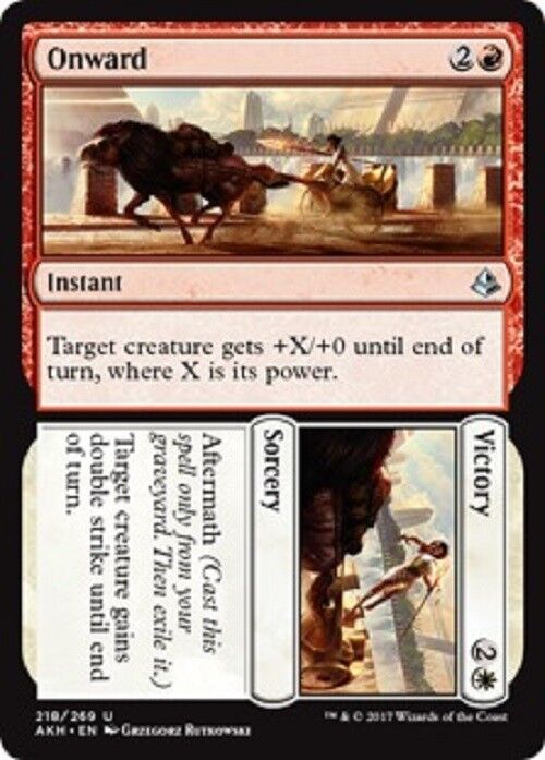 MTG 1x Onward // Victory Amonkhet NM Magic the Gathering card