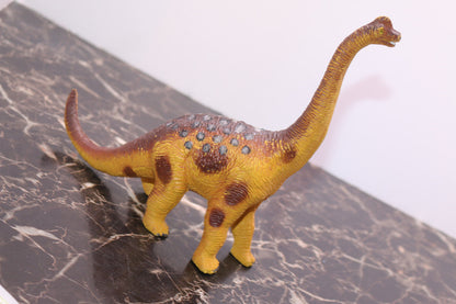 1991 Brachiosaurus Solid Rubber Pvc Plastic Dinosaur Figure Toy Model 10” Long