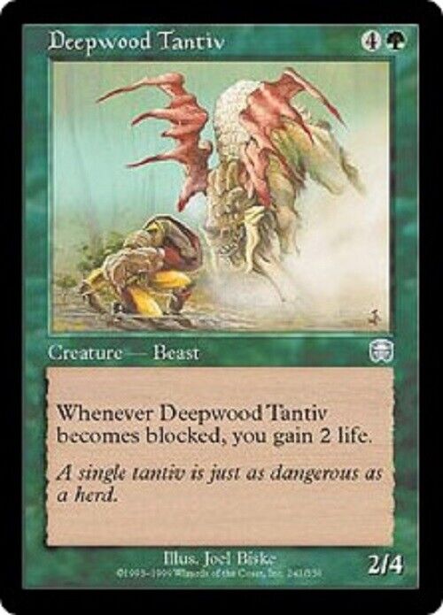 MTG MTG 1x  Deepwood Tantiv MM Mercadian Masques Card Magic The Gathering