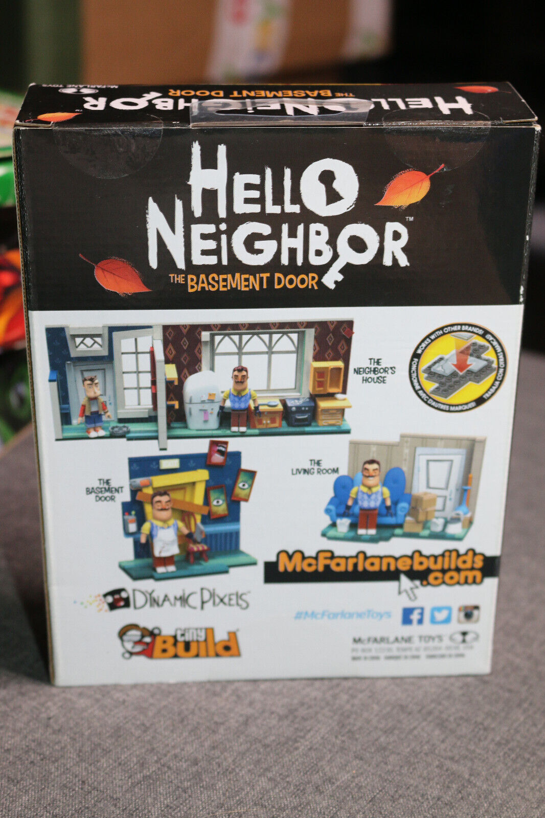 Hello Neighbor The Basement Door Construction Set Mcfarlane 89 Pieces