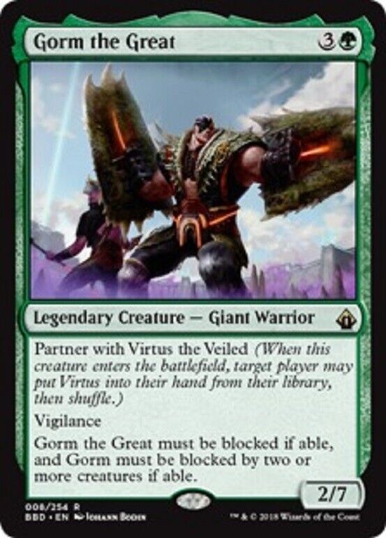 MTG MTG 1X Gorm the Great Battlebond card Magic The Gathering NM