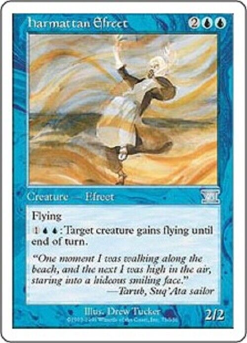 MTG MTG 1x  Harmattan Efreet 6ED Classic Sixth Edition Card Magic The Gathering