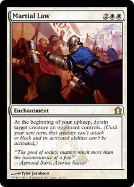 MTG 1x  Martial Law Return to Ravnica  MTG Magic the Gathering