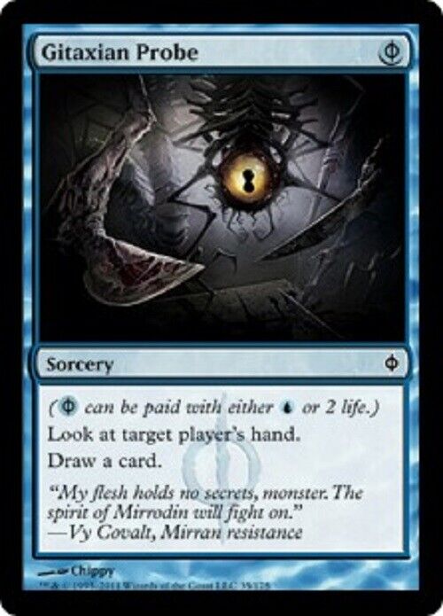 MTG MTG 1x  Gitaxian Probe New Phyrexia  Magic The Gathering card