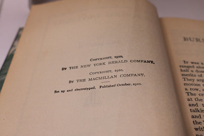 The Works Of Jack London Burning Daylight 1910 Vintage Hardcover Book Antique 1S