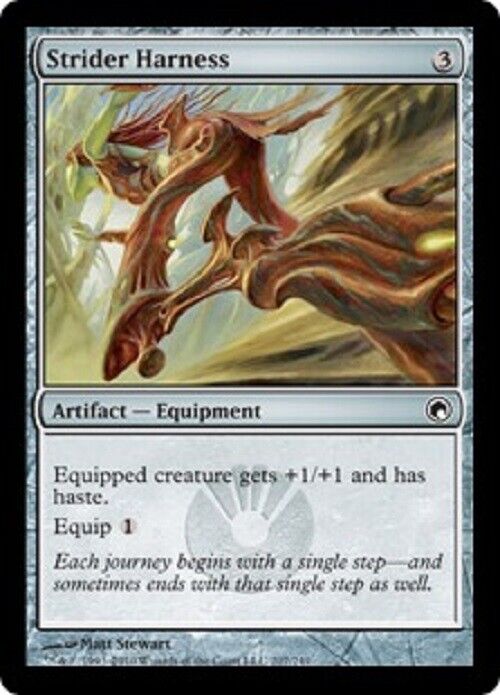 MTG MTG 1x  Strider Harness Artifact Scars of Mirrodin card Magic The Gathering