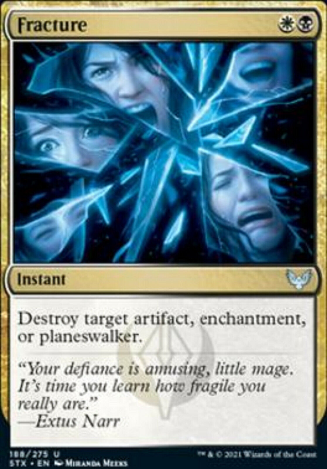 MTG MTG 1x Strixhaven: School of Mages: Fracture  NM Magic