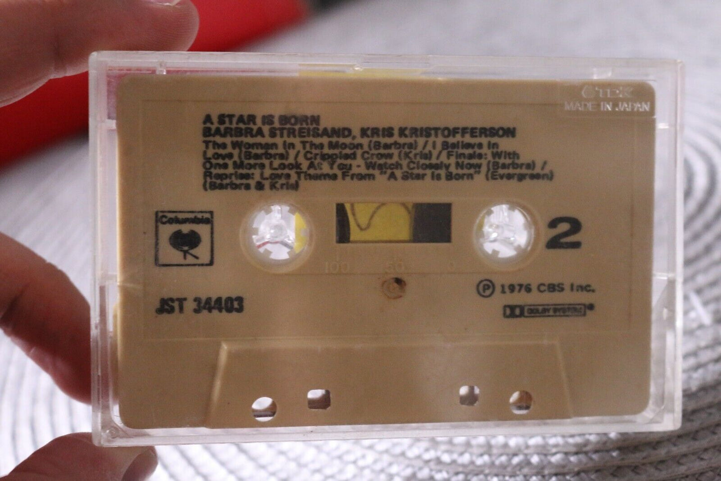 A Star Is Born Vhs Video Cassette Tape Barbra Streisand Kris Kristofferson