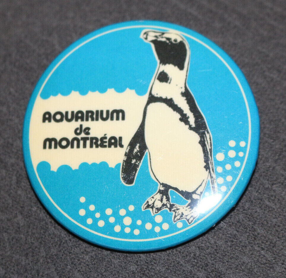 Aquarium De Montréal Canada Québec Buttons Pin Back Macaron