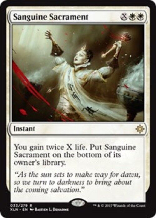 MTG 1x Sanguine Sacrament Ixalan Mtg Magic The Gathering Card