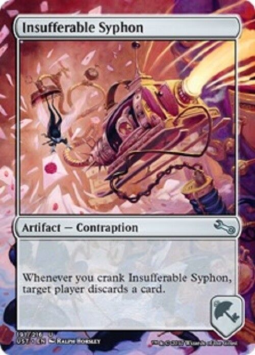 MTG MTG 1X Insufferable Syphon NM Unstable card Magic The Gathering