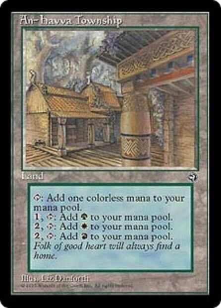 MTG 1x An-Havva Township Homelands card MTG Magic the Gathering