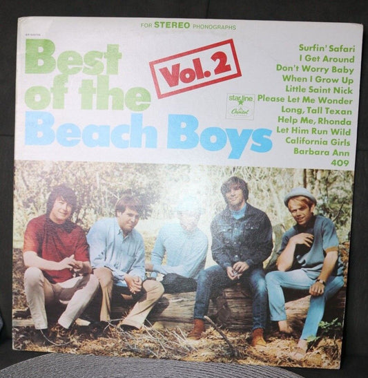 The Beach Boys Capitol Star Line Lp Best Of The Beach Boys Vol. 2