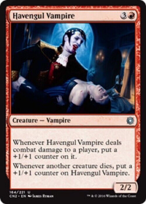 MTG MTG 3x  Havengul Vampire CN2 Conspiracy: Take the Crown Card Magic The Gathering