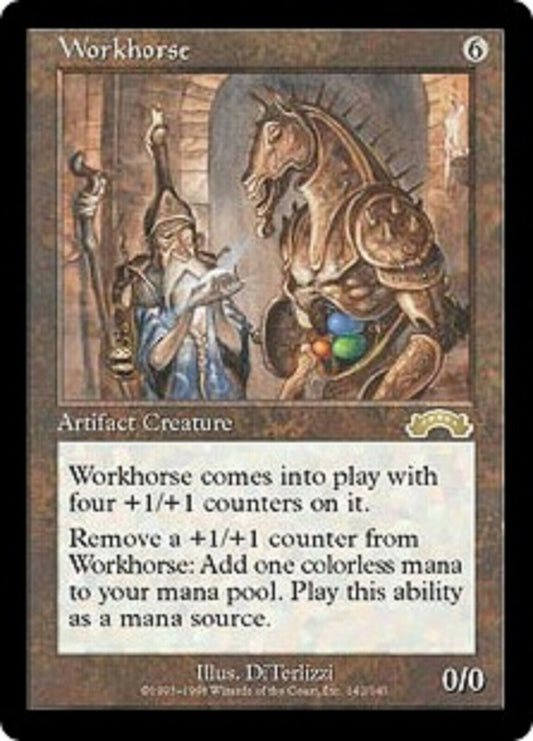 MTG 1x  Workhorse Exodus card MTG Magic the Gathering