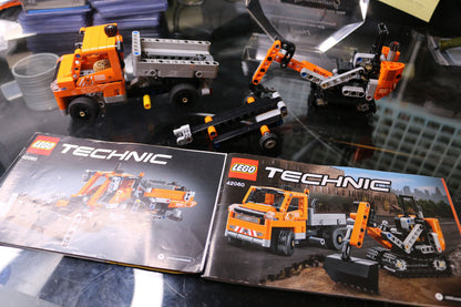 Lego Technic Roadwork Crew 42060  With Instructions