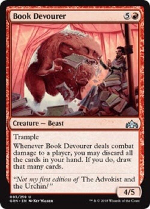 MTG 1x Book Devourer Guilds of Ravnica MTG NM Card Commander Pauper