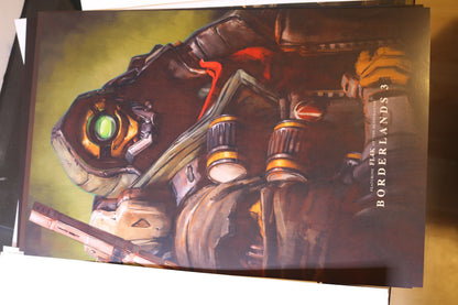 Borderlands 3 Diamond Loot Chest Collector'S Edition *Envelope With Lithographs