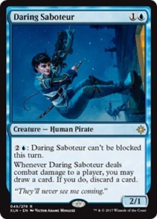 MTG MTG 1x Daring Saboteur Ixalan card Magic The Gathering NM