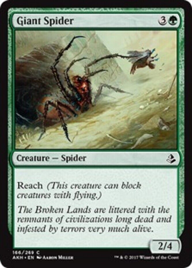 MTG MTG 4x  Giant Spider Amonkhet  cards Magic The Gathering