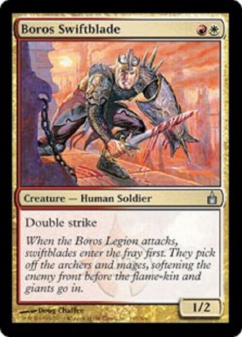 MTG MTG 1x Boros Swiftblade Ravnica: City of Guilds card Magic The Gathering