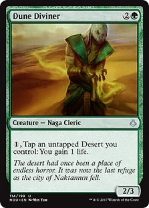 MTG MTG 1x Dune Diviner Hour of Devastation COMMANDER card Magic The Gathering