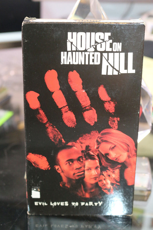House On Haunted Hill (Vhs, 2000) Evil Love To Party Vintage English Version