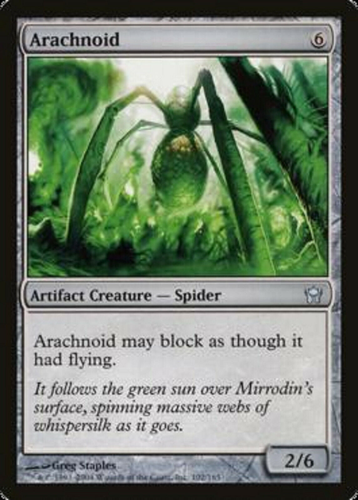 MTG MTG 1x  Arachnoid Fifth Dawn card Magic the Gathering