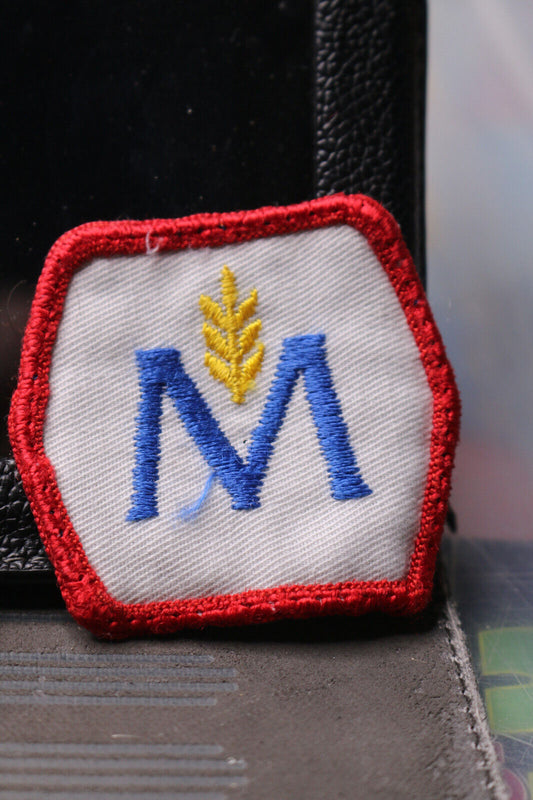 Vintage Vtg Patch Molson Canadian Beer Embroidered Patch. Badge 1980'S #4