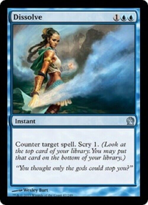 MTG MTG 3x  Dissolve Theros  Cards Magic The Gathering Pauper