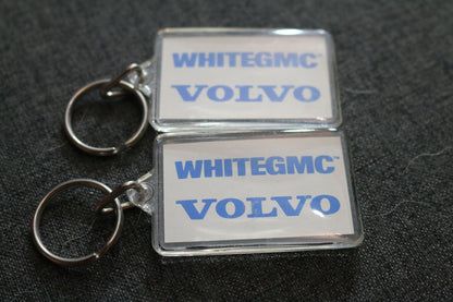 Lot Of 2 Whitegmc Volvo Key Chains